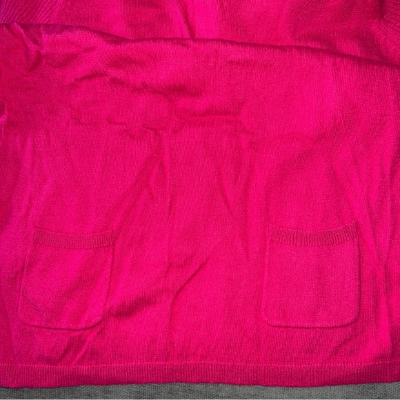 Ann Taylor LOFT Pink long sleeve back Short zipper sweater women's size Small - Picture 8 of 10